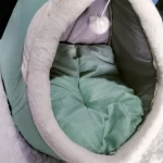 Pet Tent Cave Bed for Cats Small Dogs Self-Warming Cat Tent Bed Cat Hut Comfortable Pet Sleeping Bed Foldable Removable Washable photo review
