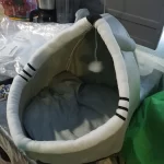 Pet Tent Cave Bed for Cats Small Dogs Self-Warming Cat Tent Bed Cat Hut Comfortable Pet Sleeping Bed Foldable Removable Washable photo review
