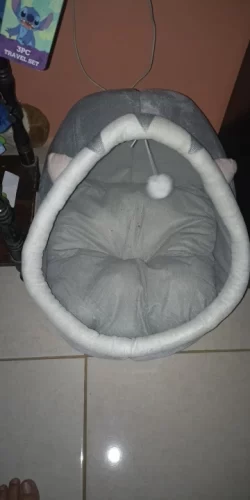 Pet Tent Cave Bed for Cats Small Dogs Self-Warming Cat Tent Bed Cat Hut Comfortable Pet Sleeping Bed Foldable Removable Washable photo review