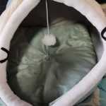 Pet Tent Cave Bed for Cats Small Dogs Self-Warming Cat Tent Bed Cat Hut Comfortable Pet Sleeping Bed Foldable Removable Washable photo review