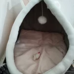 Pet Tent Cave Bed for Cats Small Dogs Self-Warming Cat Tent Bed Cat Hut Comfortable Pet Sleeping Bed Foldable Removable Washable photo review