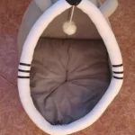 Pet Tent Cave Bed for Cats Small Dogs Self-Warming Cat Tent Bed Cat Hut Comfortable Pet Sleeping Bed Foldable Removable Washable photo review
