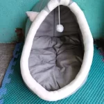 Pet Tent Cave Bed for Cats Small Dogs Self-Warming Cat Tent Bed Cat Hut Comfortable Pet Sleeping Bed Foldable Removable Washable photo review