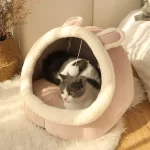 Pet Tent Cave Bed for Cats Small Dogs Self-Warming Cat Tent Bed Cat Hut Comfortable Pet Sleeping Bed Foldable Removable Washable - Image 3