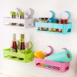 New Bathroom Shelf Suction Rack Organizer Cup Storage Shower Wall Basket - Image 3