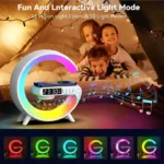 G63 Bluetooth Speaker Atmosphere Light Wireless Charger - Image 6