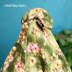 Cherry Print Fabric Short Khimar for Prayer - Image 5